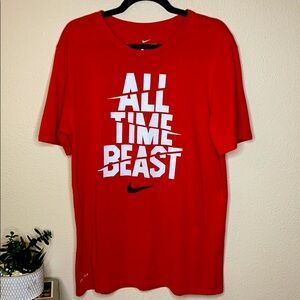 Nike Men’s Short Sleeve Athletic Cut Tee Size Lg